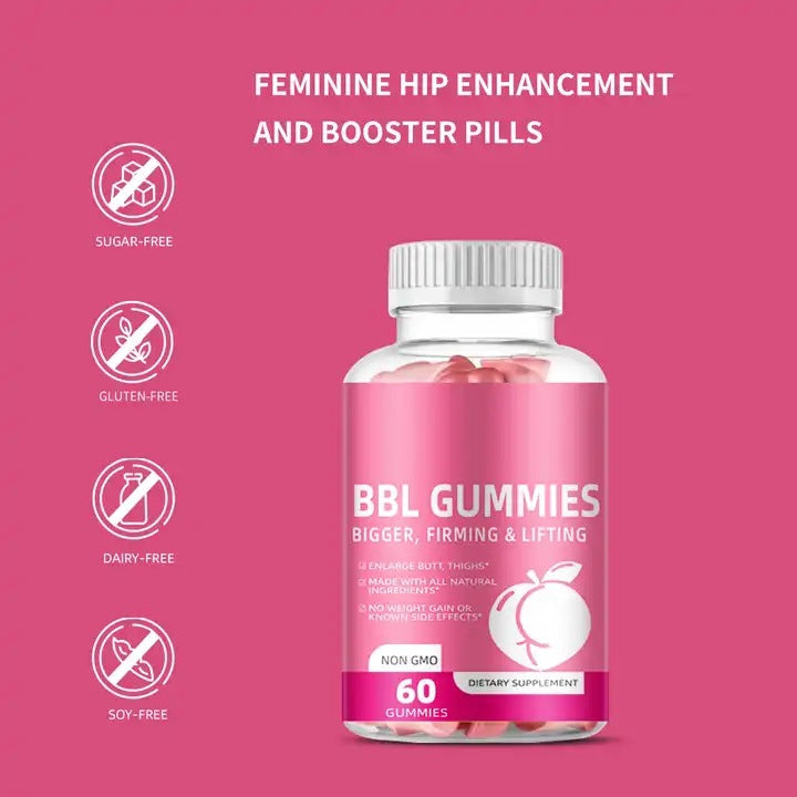 BBL Gummies – Natural Butt Enhancement Supplement for Sculpting Perfect Curves & Enhancing Hip and Buttocks Shape